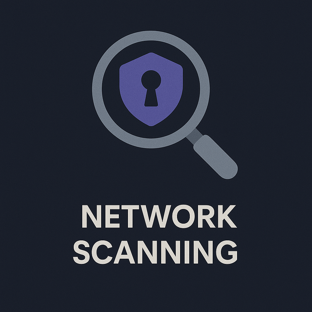 Network security scanning illustration